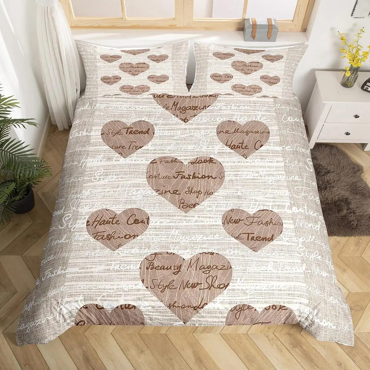 Homemissing pehme mikrofibra voodipesu 220×240 romantiline – pakend ja tarvikud