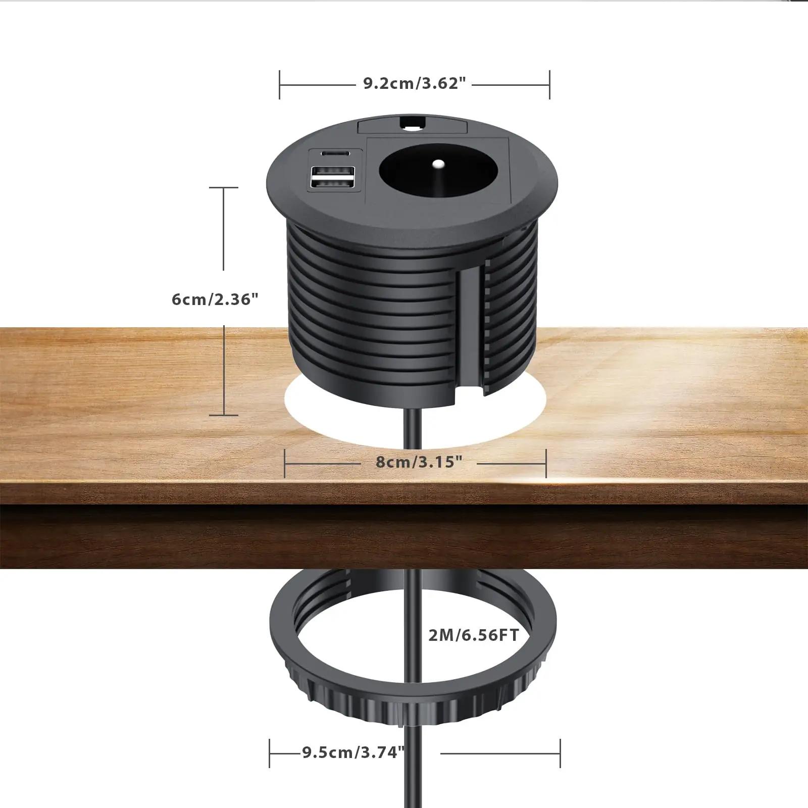 Dinolink sisseehitatav pistikupesa USB C PD20W – lisavaade