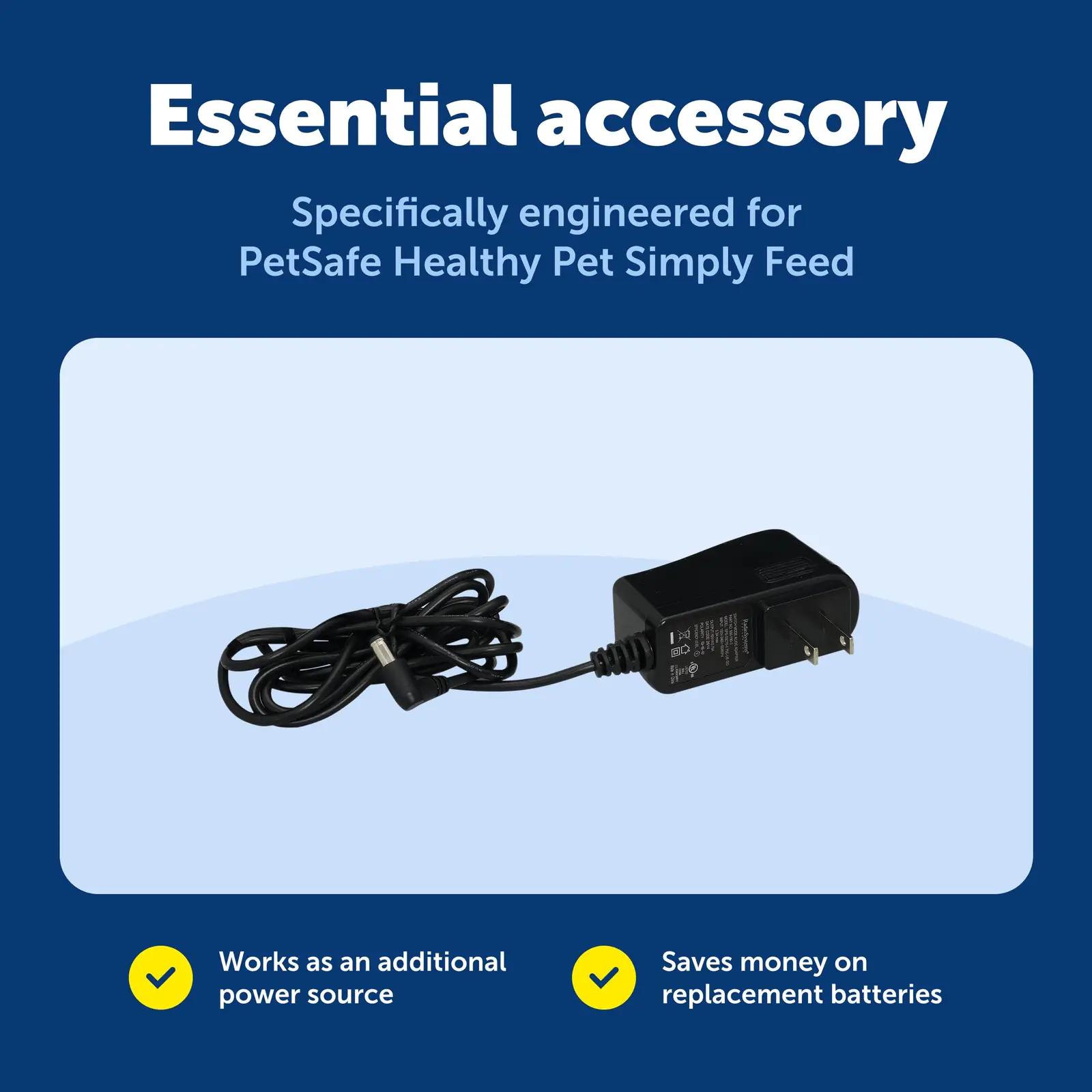PetSafe must plastline toiteadapter – sobib Simply Feed seadmele – pilt 7