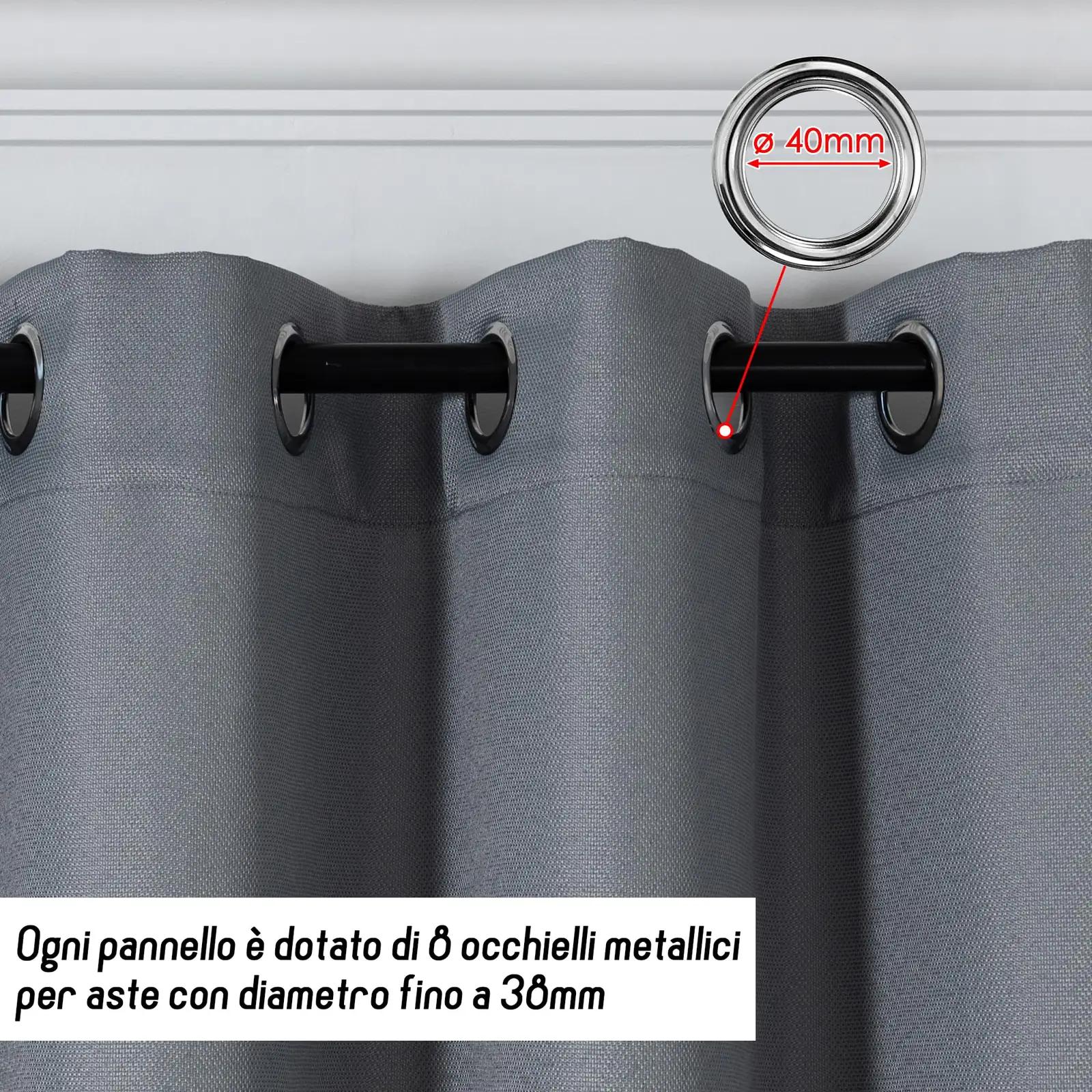 GIRASOLE HOME kardinad – detailne lähivaade