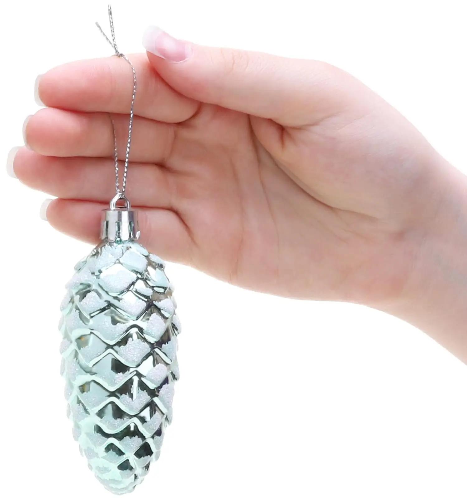 Christmas Concepts mintroheline klaasita kuuseehe 6tk komplekt – kasutusnäide