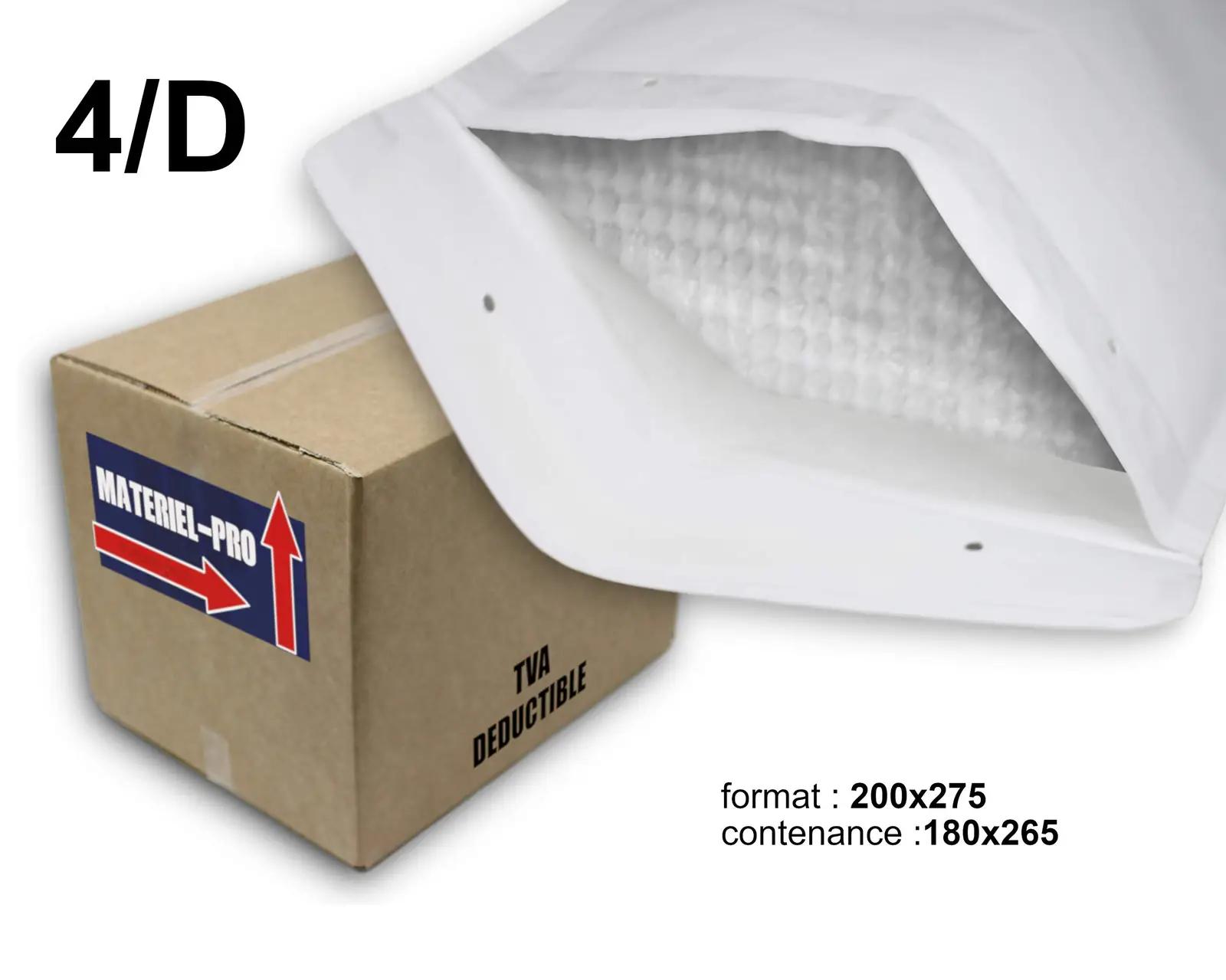 Materiel-pro polsterpostitaskud 180×265 mm – kaitsev pakend 100tk – detailne vaade