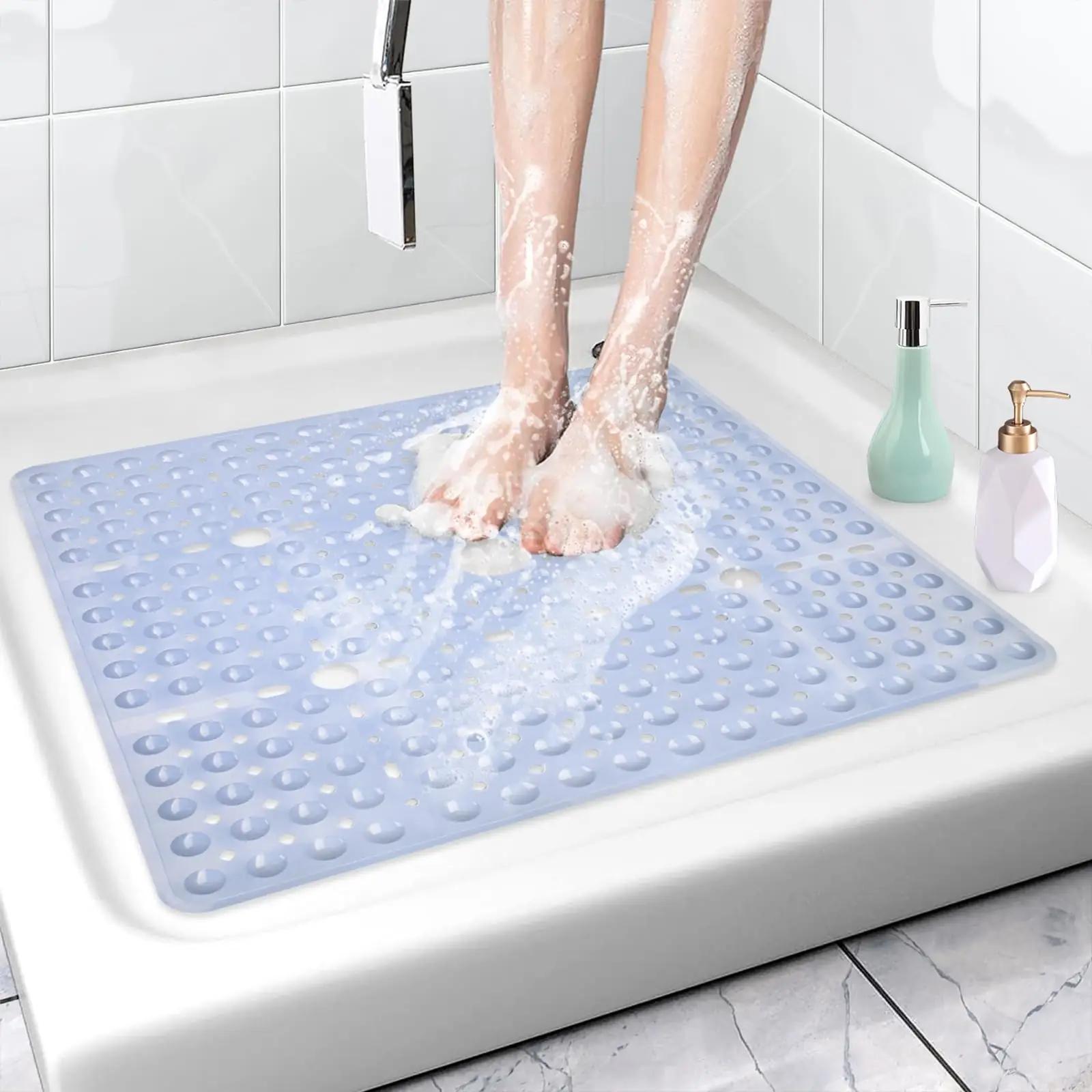 Lurowo PVC libisemiskindel vannimatt – antibakteriaalne 70×70 cm – lisavaade
