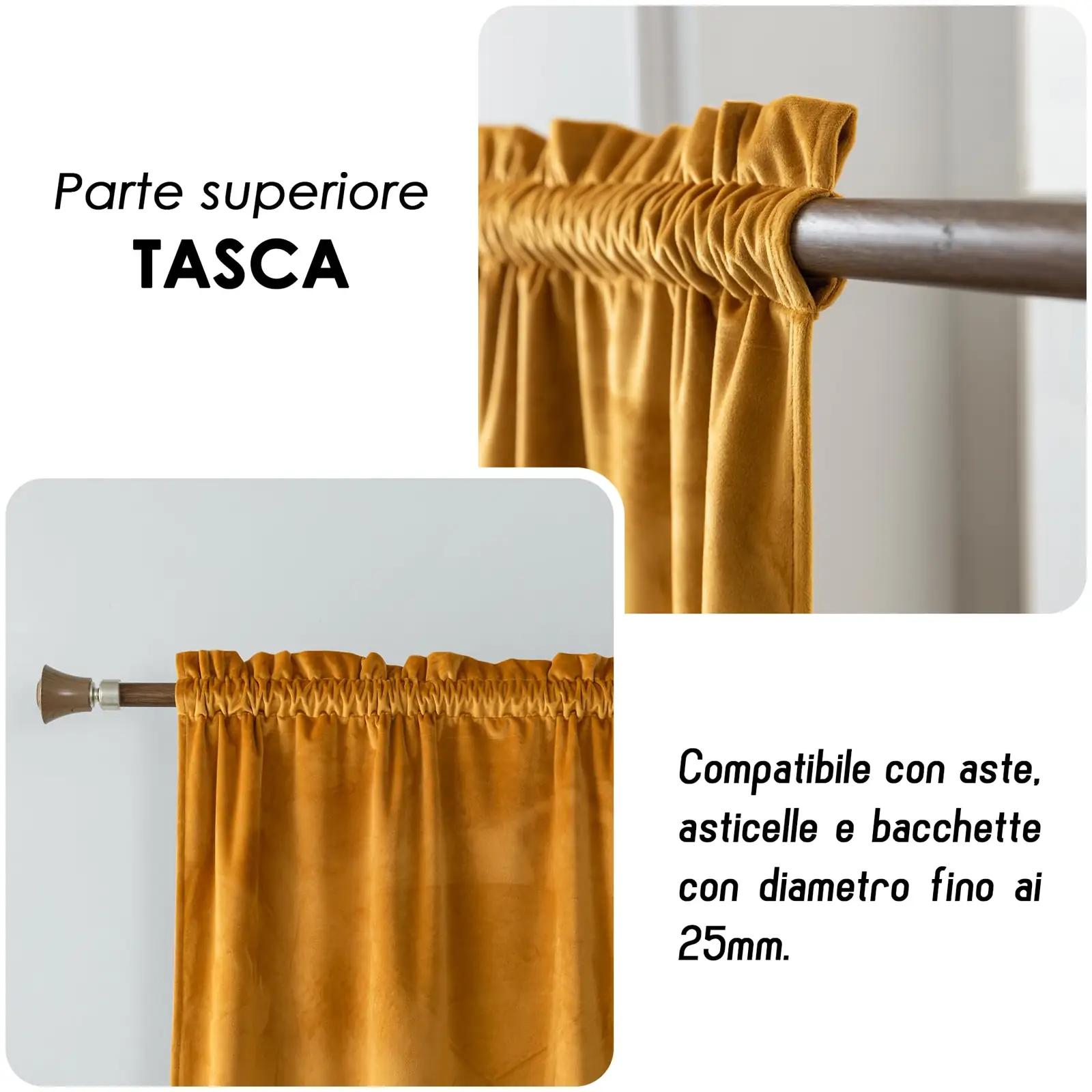 GIRASOLE HOME kardinad – detailne lähivaade