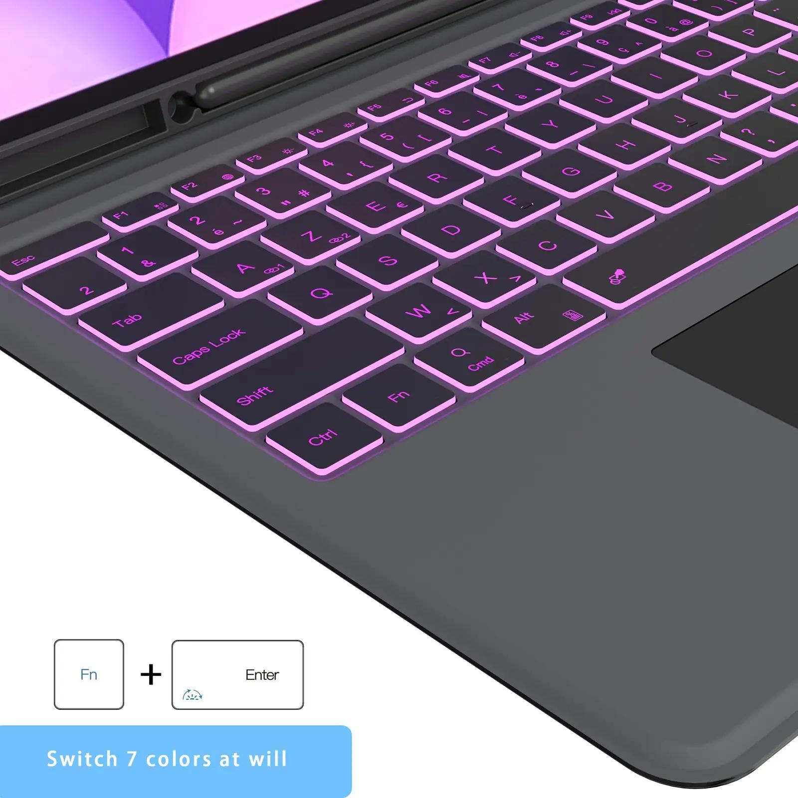 VANKEYPAD metallist/kunstnahk klaviatuurikate Galaxy Tab 14,6″ – pakend ja tarvikud