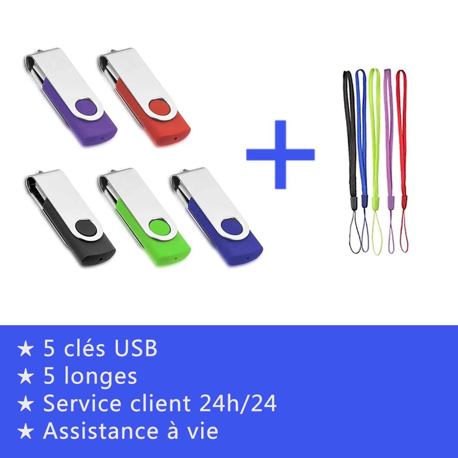 AreTop värviline USB-mälupulk 8 GB (5 tk) – pilt 8