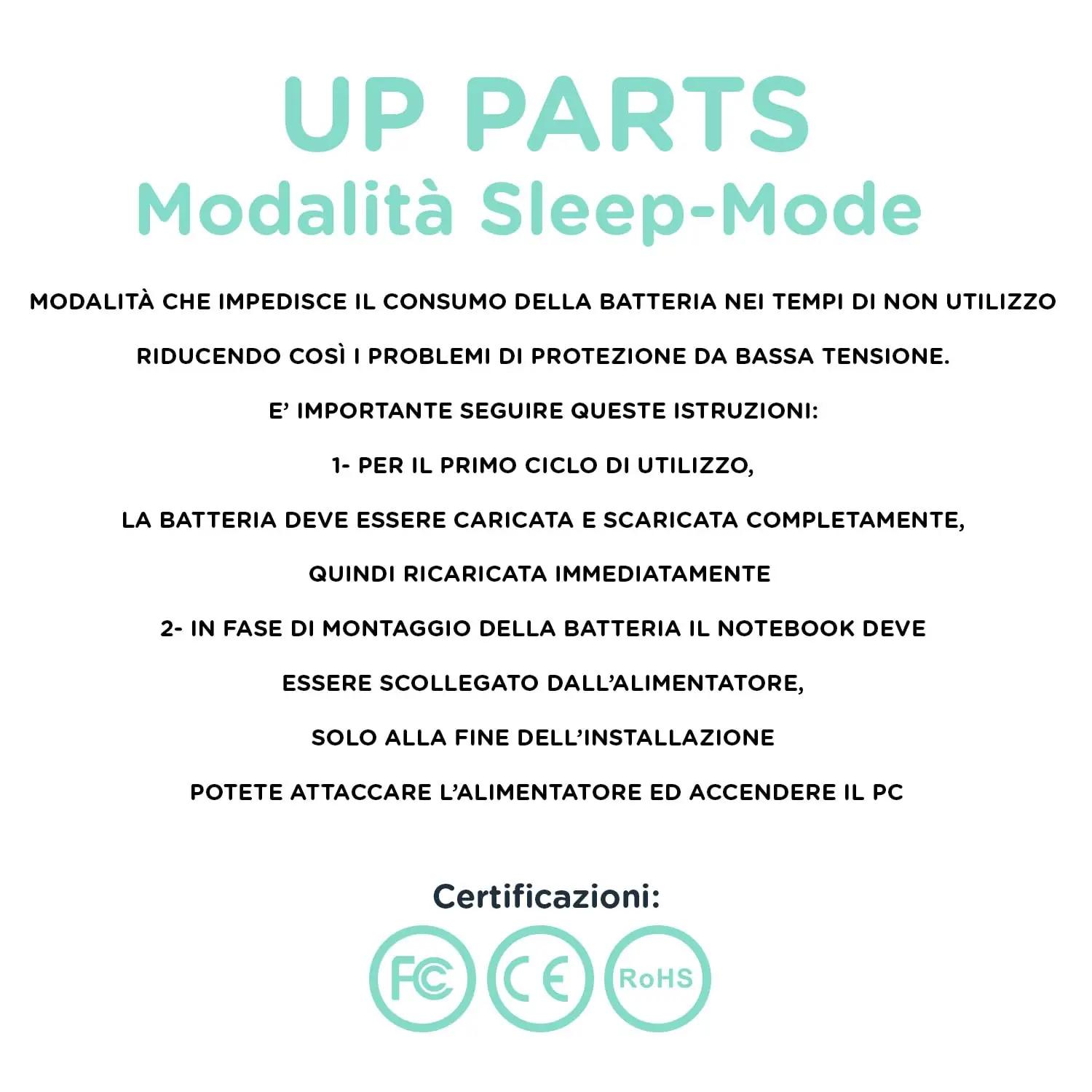 UP PARTS kuldne sülearvutiaku 14,8 V 2600 mAh – pilt 6