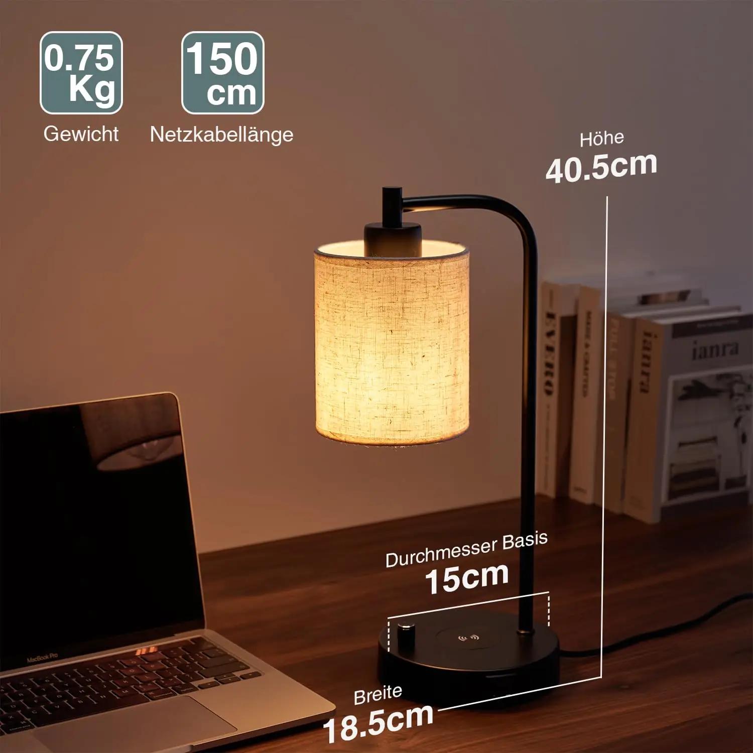 Hestia Nest modernne laud-lamp metallist koos juhtmevaba – pilt 6