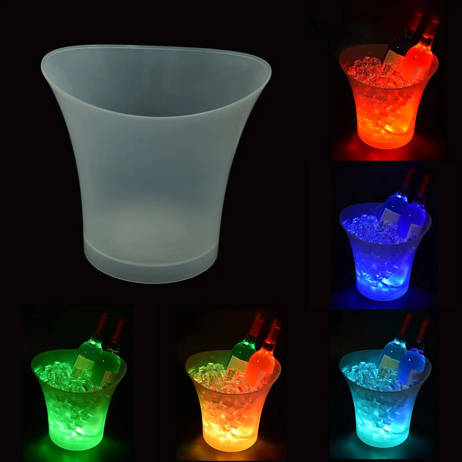 Tiandirenhe värviline LED-jääämber 5L — pidulik jahutus – pakend ja tarvikud