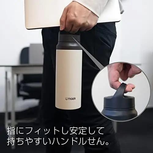 Tiger 600 ml roostevaba termospudel – ergonoomiline käepide – kasutusnäide