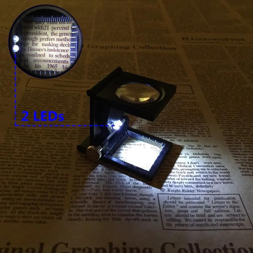 Benzisun kerge kokkupandav lupa lauale – LED ja Fresnel – pilt 8