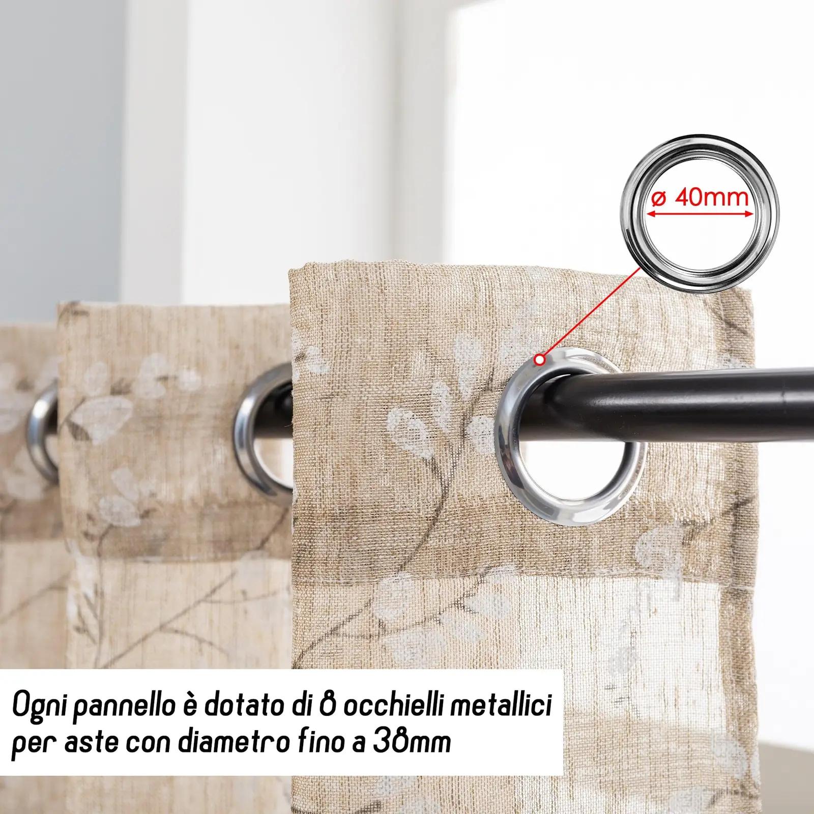 GIRASOLE HOME 64182 kardinad – detailne lähivaade