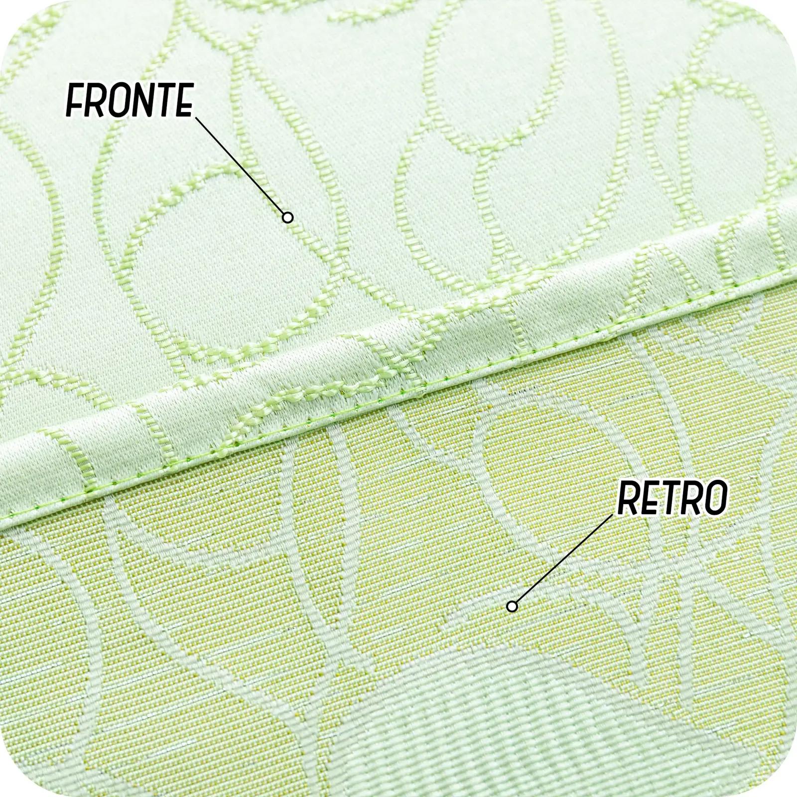 GIRASOLE HOME rohelised poolpimendavad kardinad südamega 70×240 – pilt 7