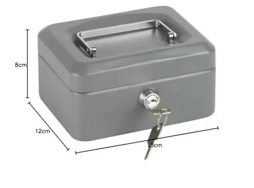 Terryshop74 metallist rahakassett – turvaline hoiustamine – pilt 7