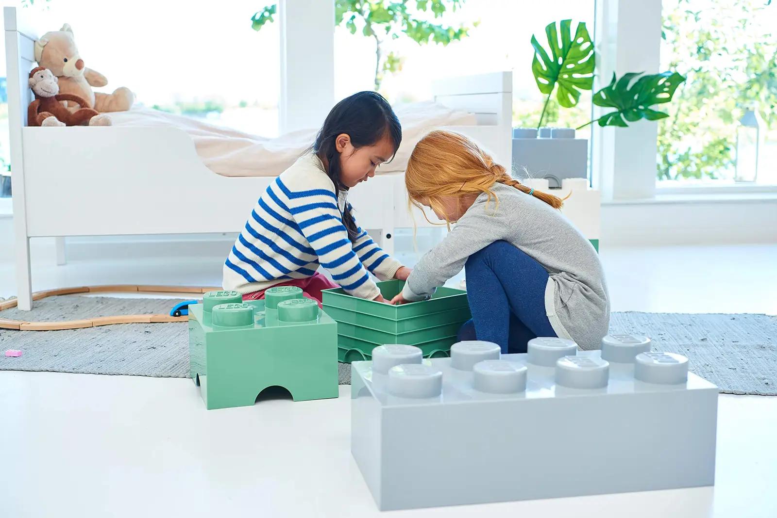 LEGO hoiukarp plastikust dekoratiivne Blue – praktiline kingiidee – pilt 9