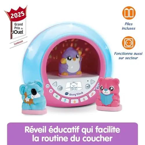 VTech roosa jutukell laste une- ja mängukaaslaseks – detailne vaade