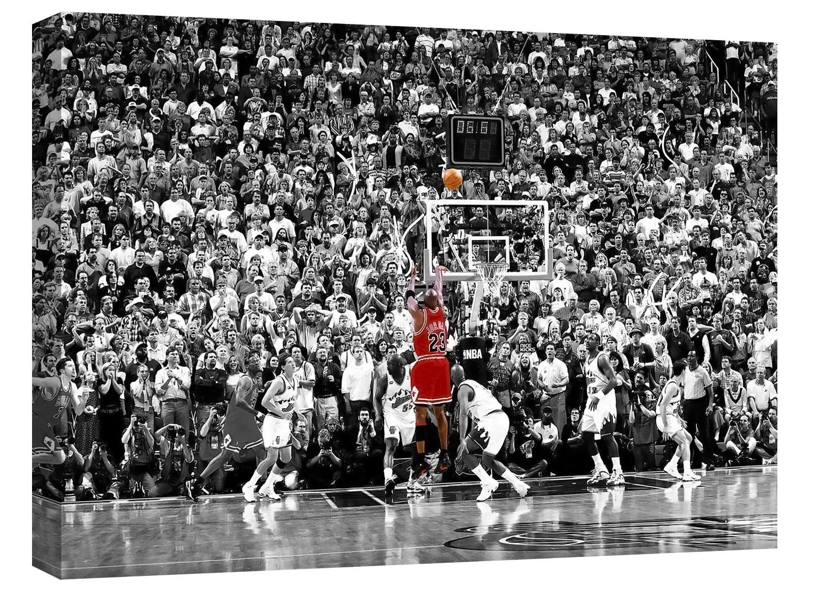 canvashop lõuendipilt Michael Jordan – must-valge stiil
