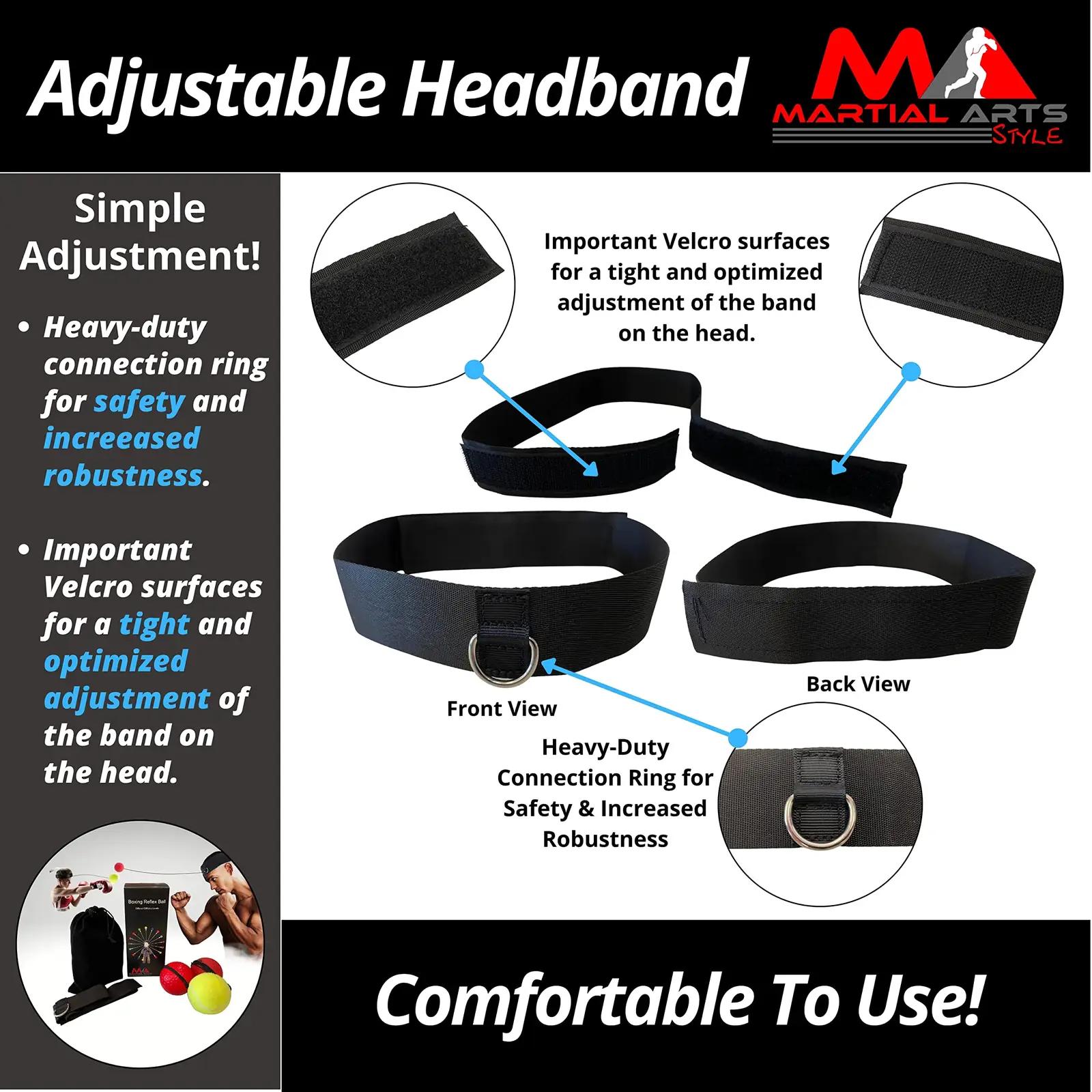 MA MARTIAL ARTS STYLE refleksipallide treeningkomplekt – pilt 6
