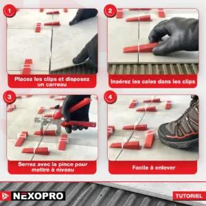 Nexopro 6 paigaldustööriistad – detailne lähivaade