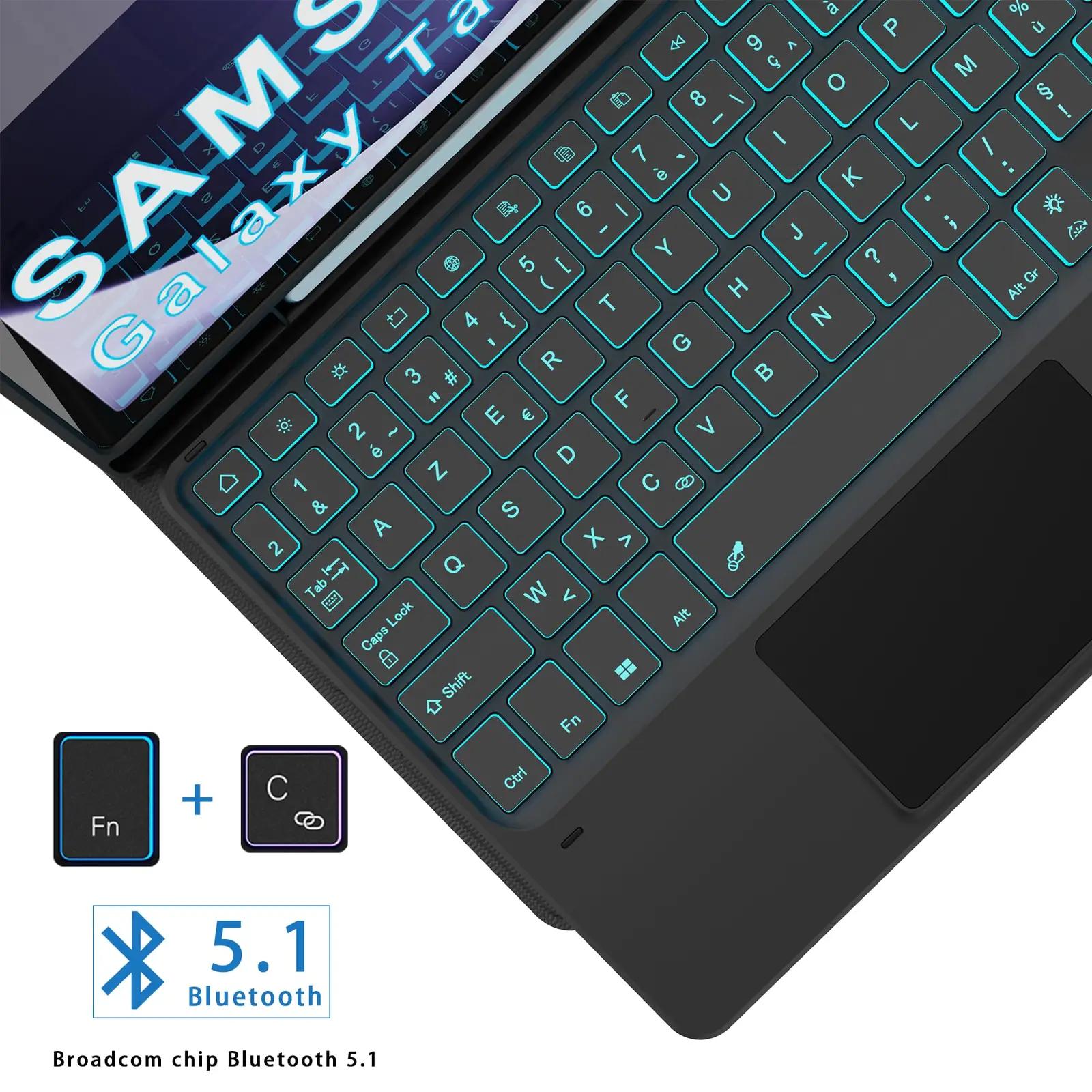 VANKEYPAD klahvikate Galaxy Tab A11+ 11″ – taustvalgusega kaitse – pilt 7