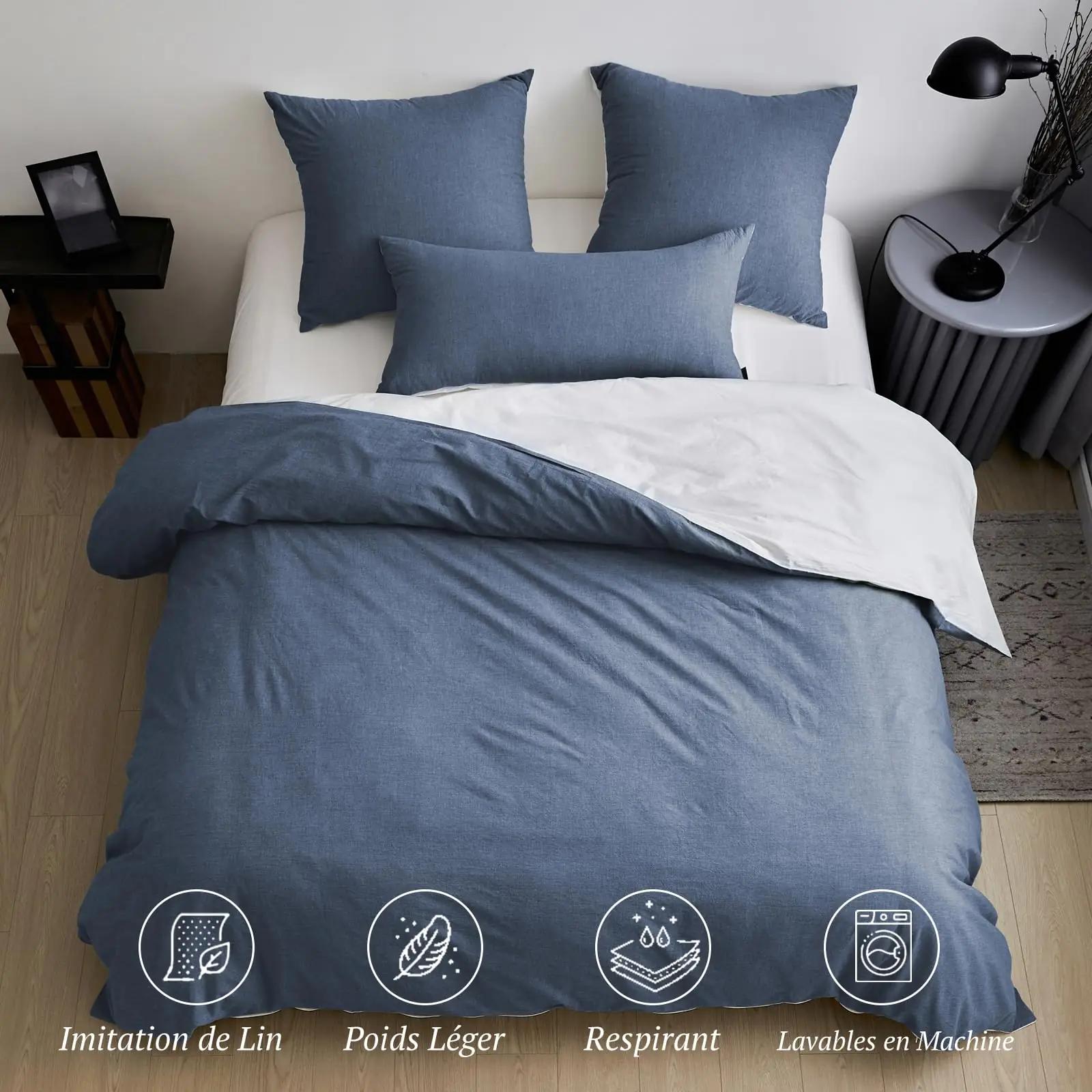 MILDLY puuvillane voodipesukomplekt 240×260 cm – pehme ja hingav – lisavaade