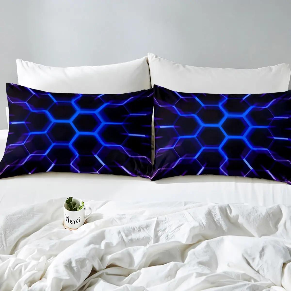 Homewish mikrofibrist voodipesu 140×200 cm geomeetria – kasutusnäide