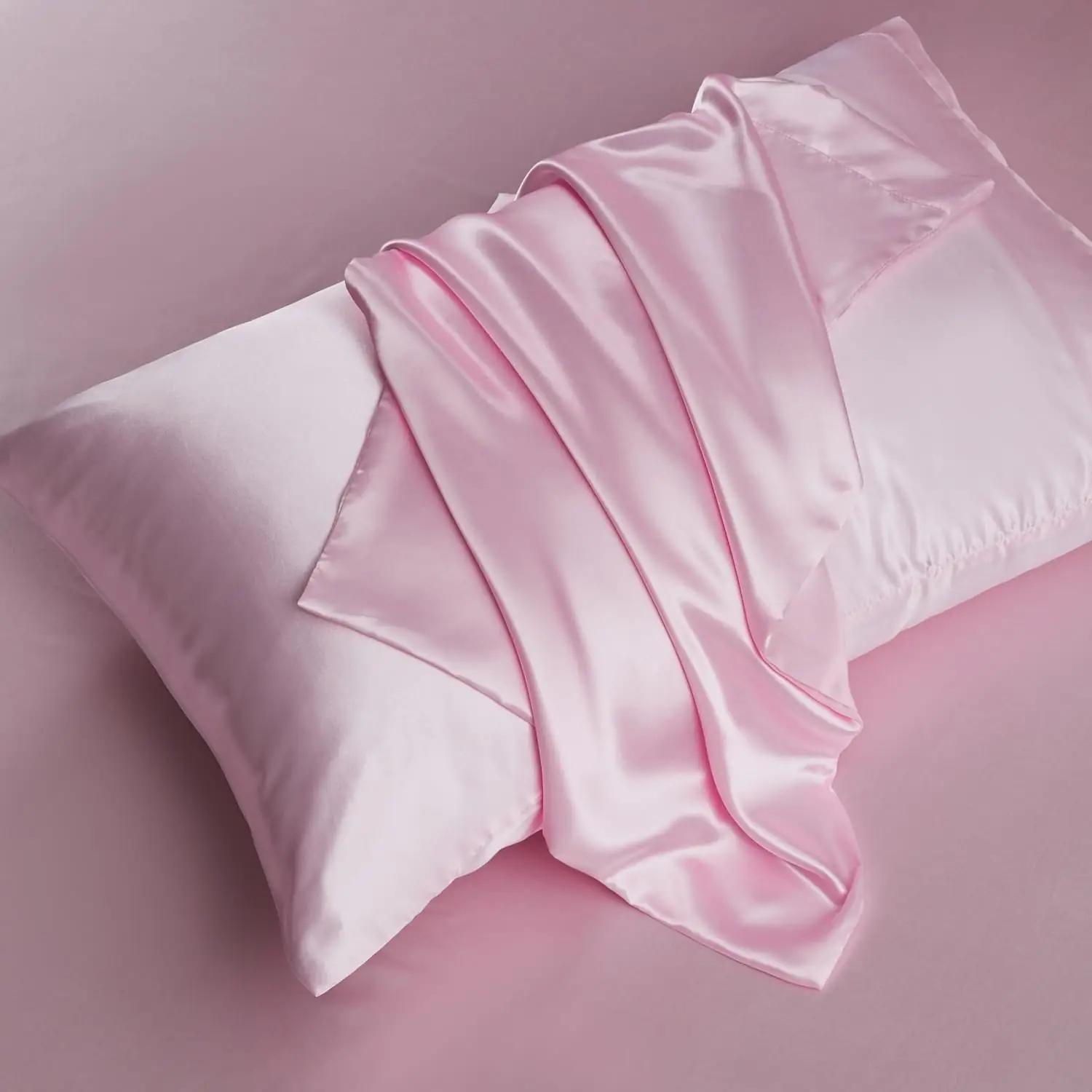 Gezu satiinist voodipesukomplekt 220×240 cm – siidine ja pehme – kasutusnäide