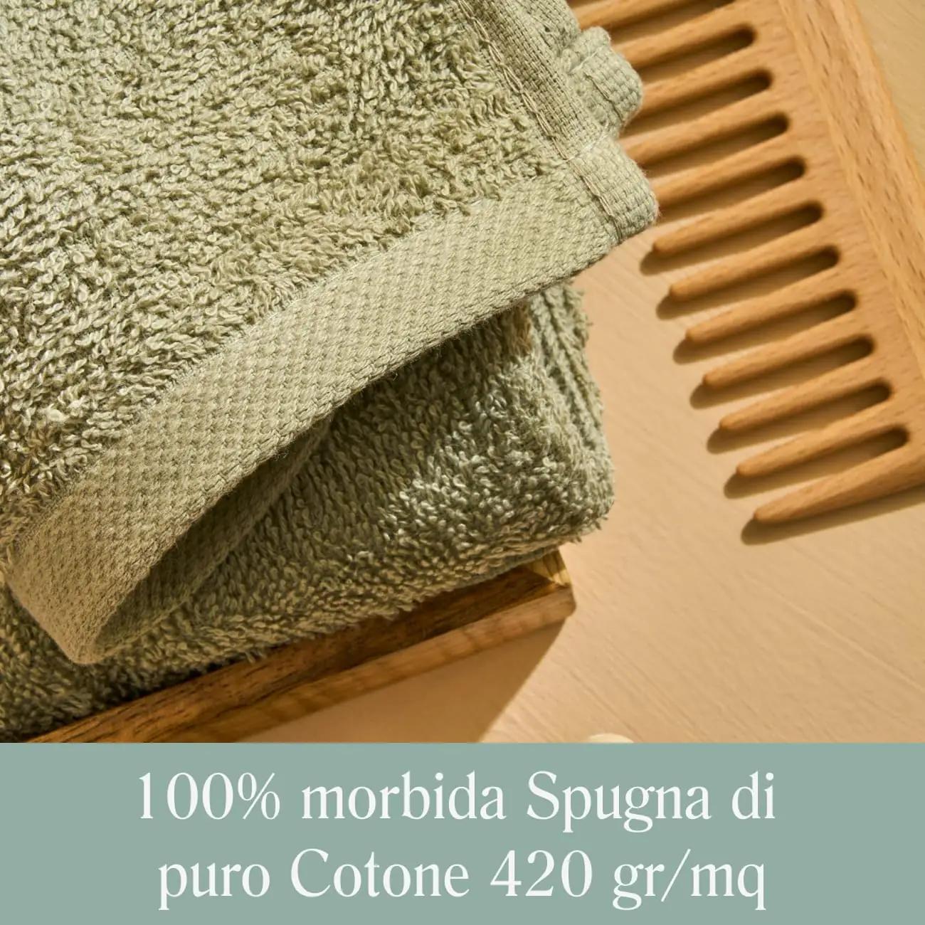NELLA BIAGINI pehmed froteerätikud 30×30 cm, komplekt 12 – kasutusnäide