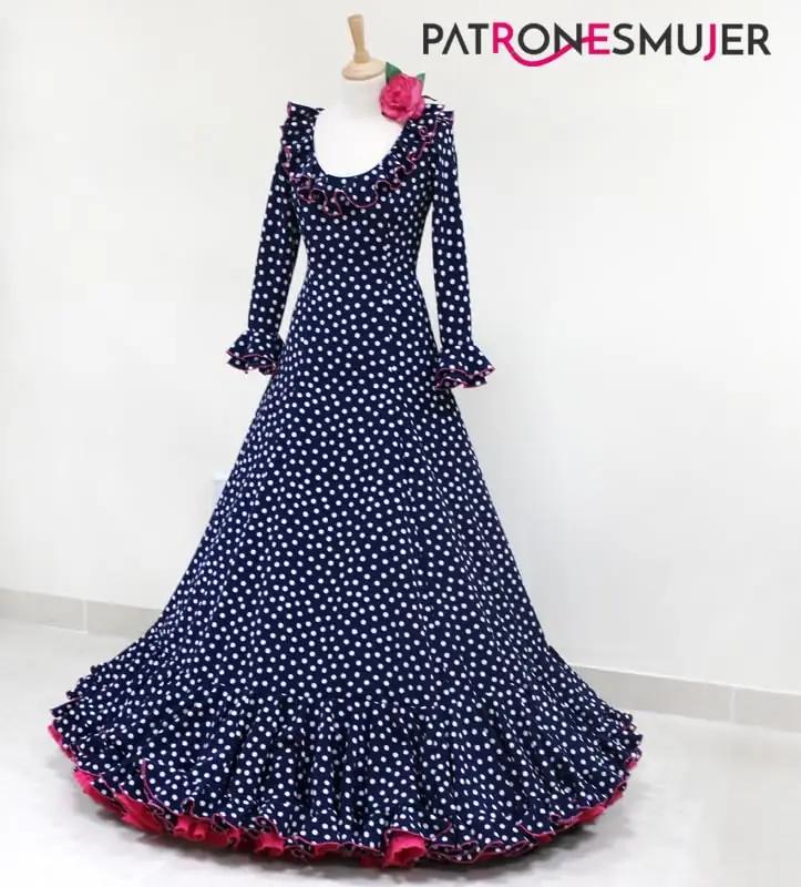 PATRONESMUJER paberist flamenco-kleidi mustrilõige DIY kingiks – pilt 8