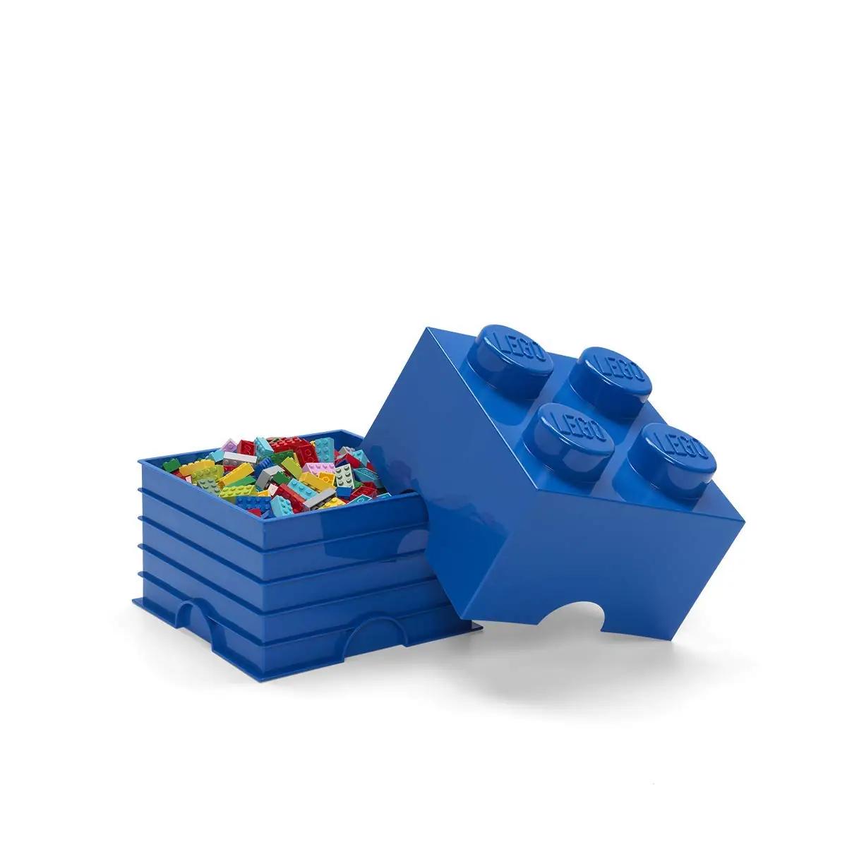LEGO hoiukarp plastikust dekoratiivne Blue – praktiline kingiidee – pakend ja tarvikud