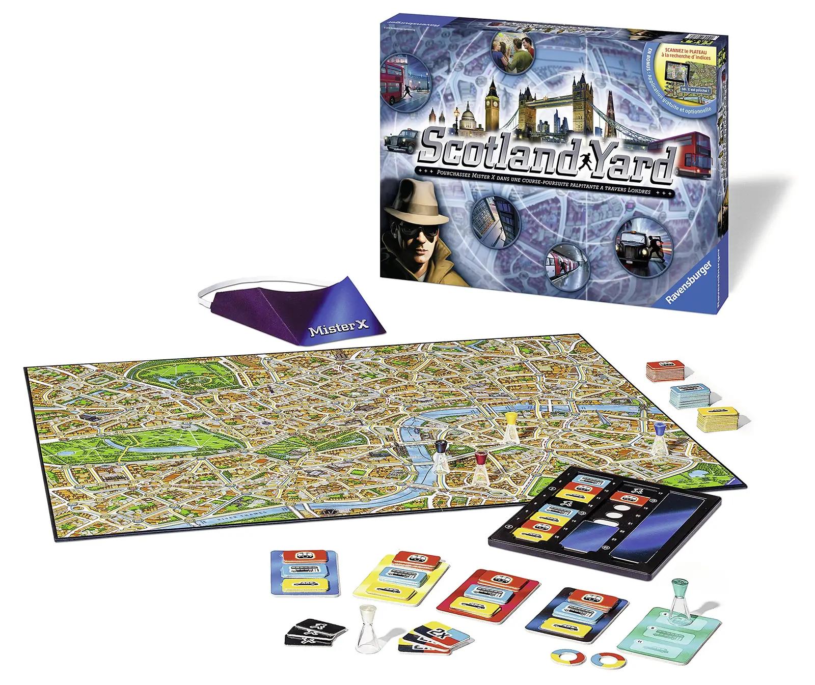 Ravensburger lauamäng Scotland Yard – pereseltskonna seiklus – kasutusnäide