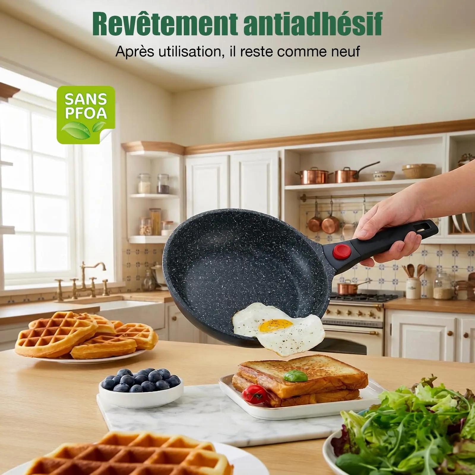 HAUSSMANN heritage 28 cm alumiiniumist praepann eemaldatava – pilt 8