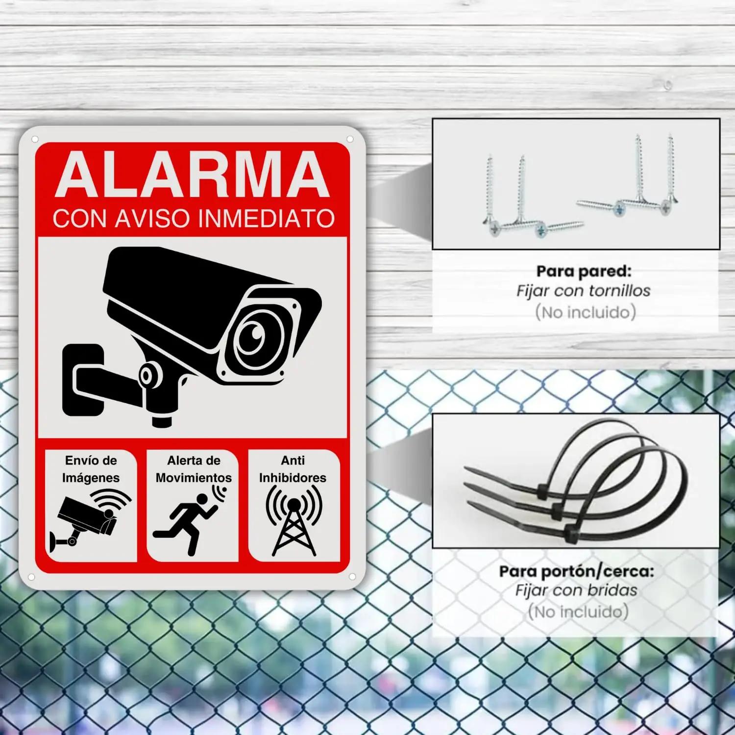 LEIASA pealagehitatud alumiiniumist videovalve silt – pilt 6