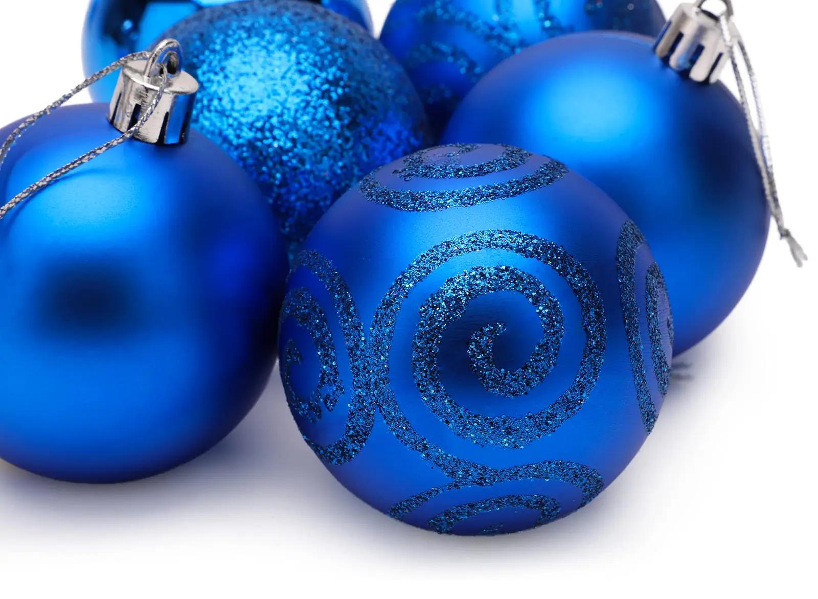 Christmas Concepts sinine purunemiskindel kuuseehe – hõbe – pilt 7