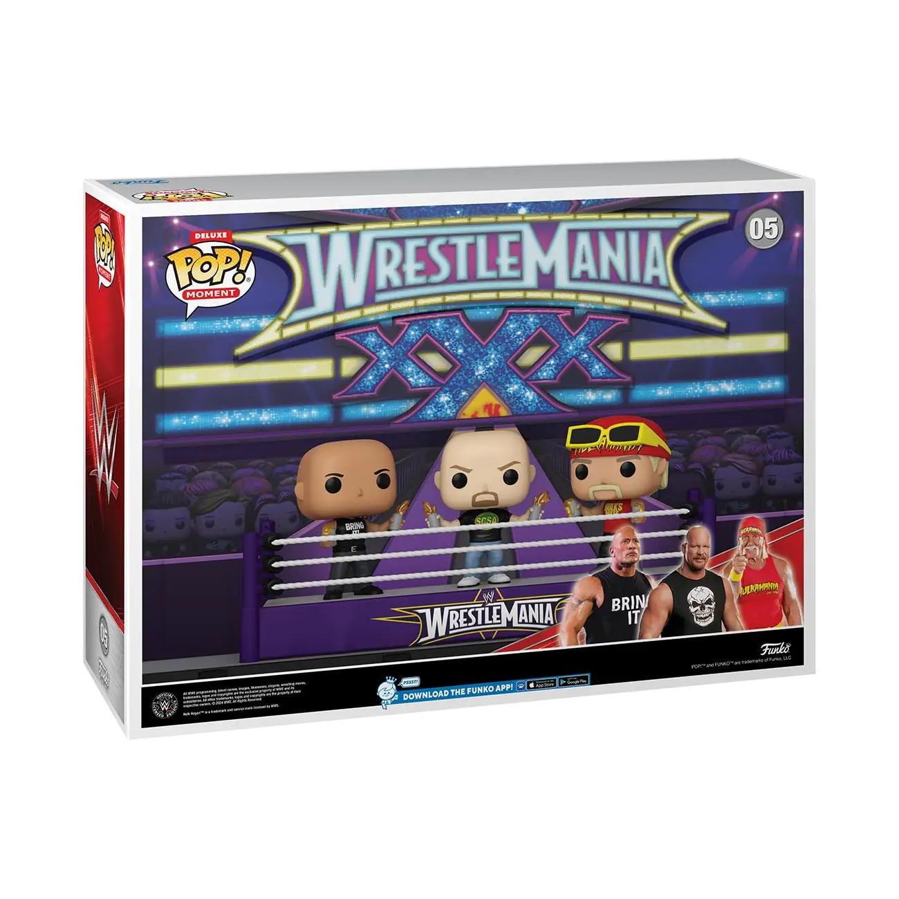 Funko deluxes stiilne vinüülkoguja figuur – WWE WM30 – pakend ja tarvikud