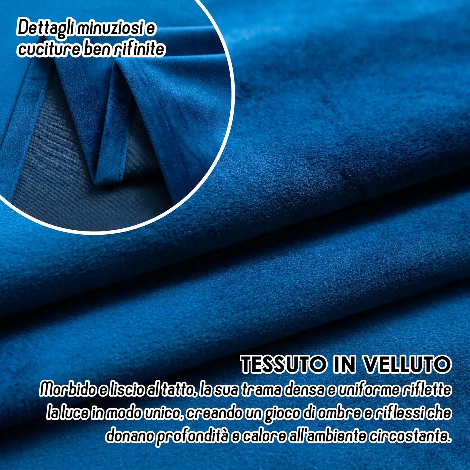 GIRASOLE HOME termokardin sinine — stiilne valgukontroll – pilt 7