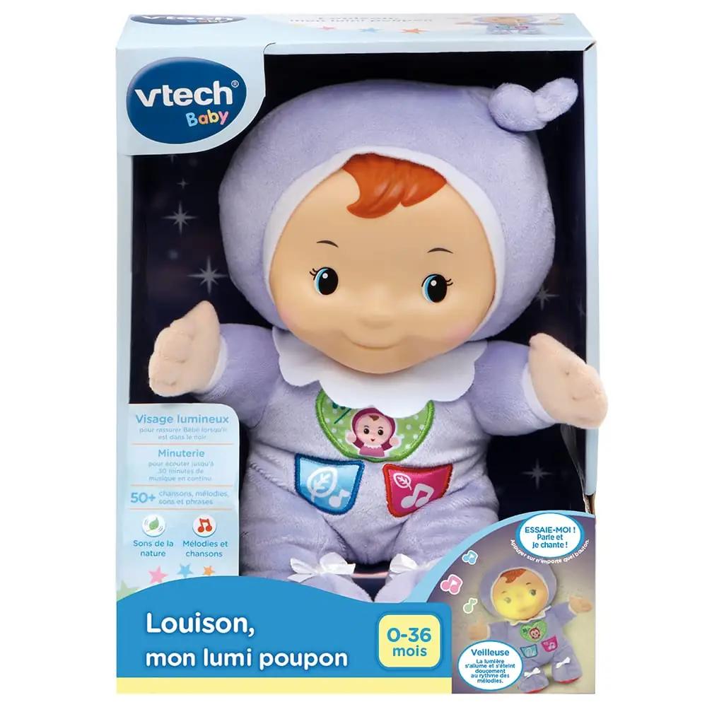 Vtech pehme beebinukk Louison – sobib kingituseks emadele – pakend ja tarvikud