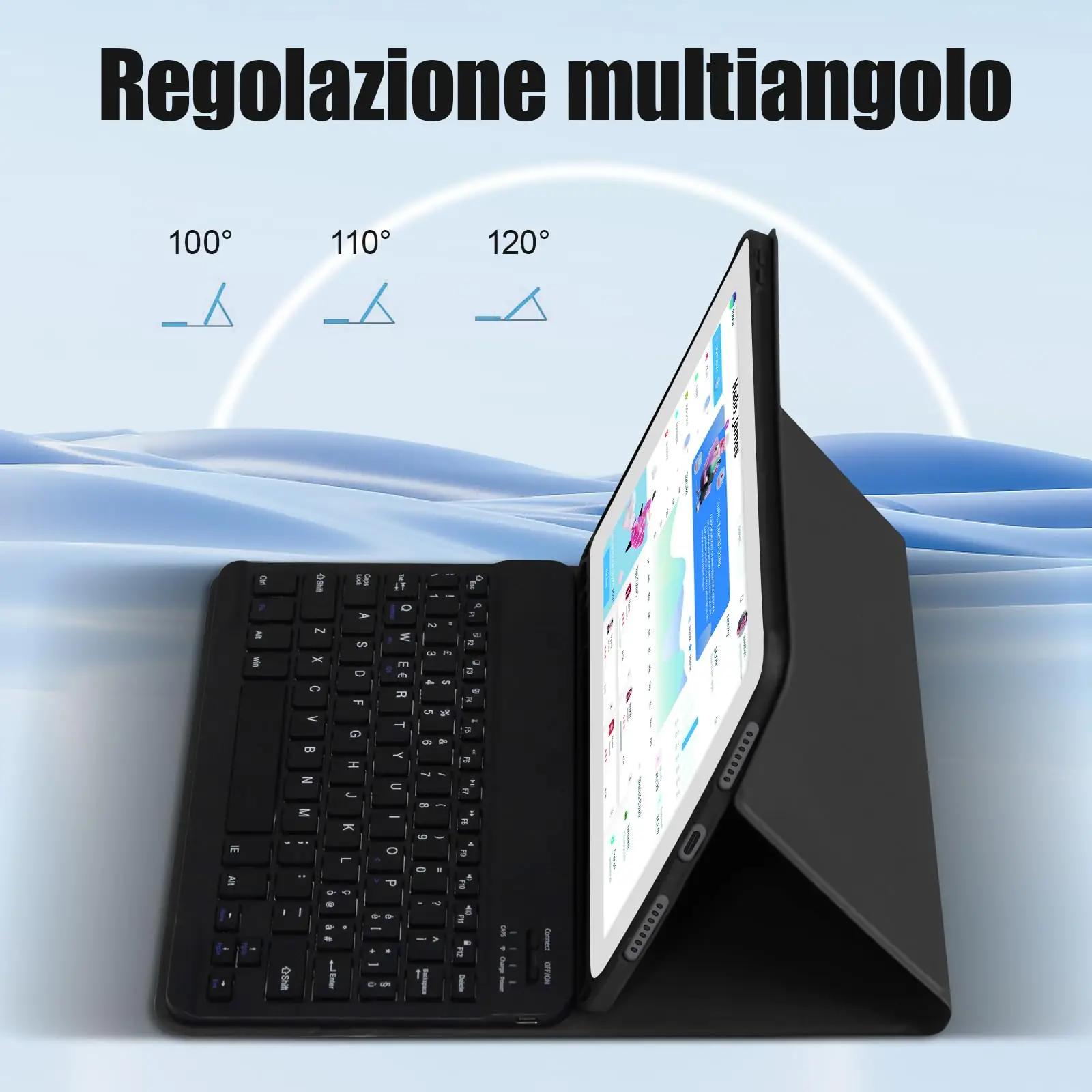 KTOITION kerge eemaldatav klaviatuur iPad Air 11 jaoks – pilt 7