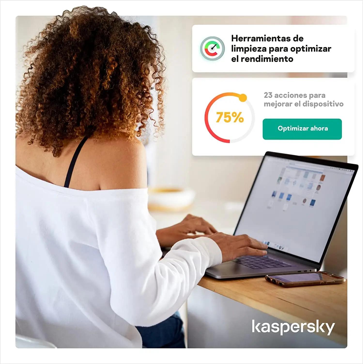 Kaspersky sinine märkmik — vastupidav igapäevakasutus ja – kasutusnäide