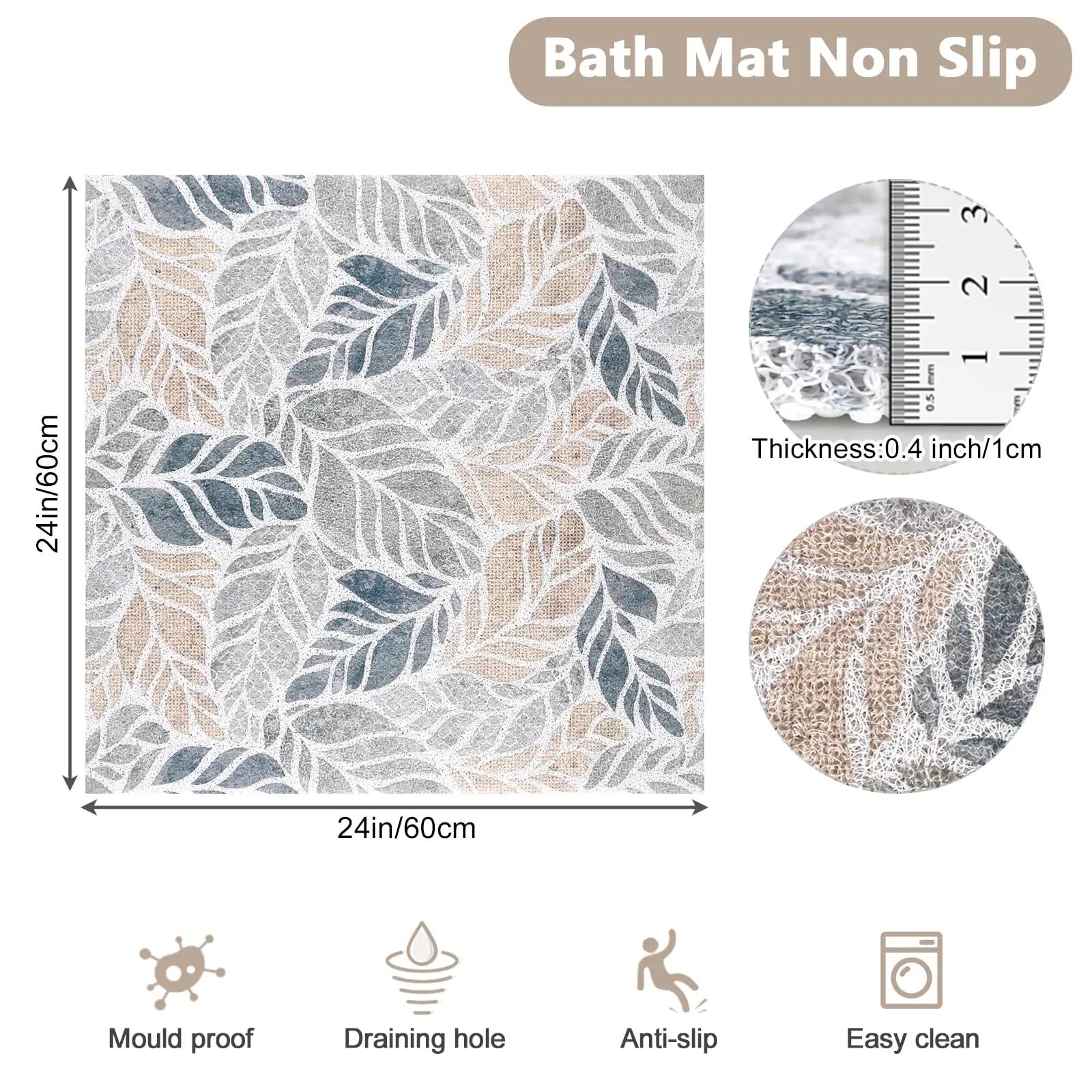 Lurowo libisemiskindel vannimatt PVC‑luffast 60×60 cm – detailne vaade