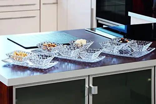 Spiegelau kristallist serveerimisplaat 28 cm – kasutusnäide