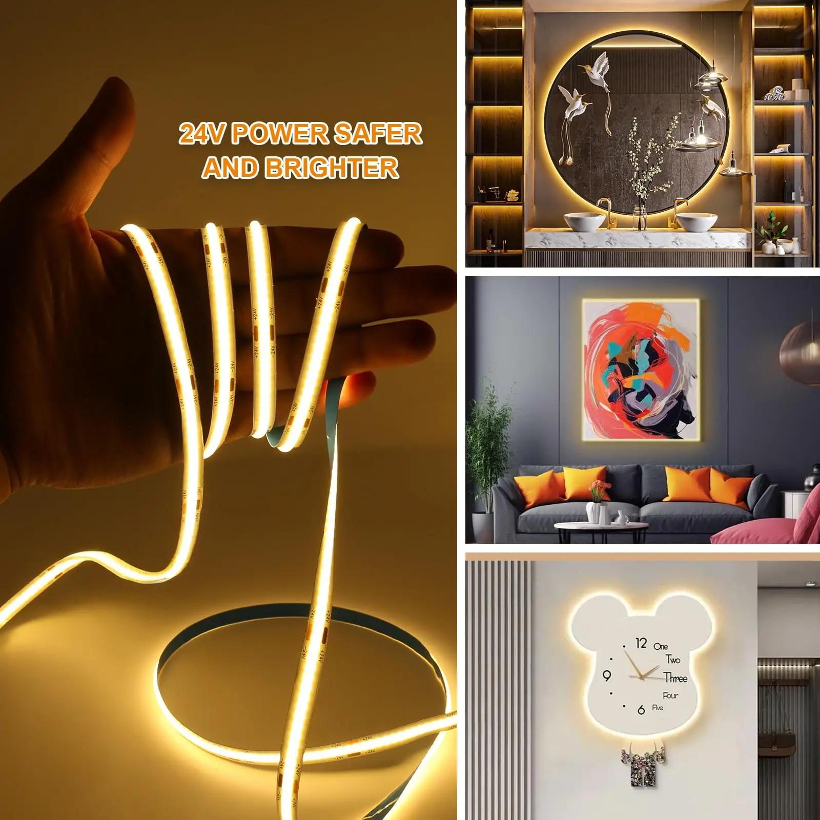 LUXONIC soe LED-riba 10 m – painduv ja dimmitav valgustus – pakend ja tarvikud