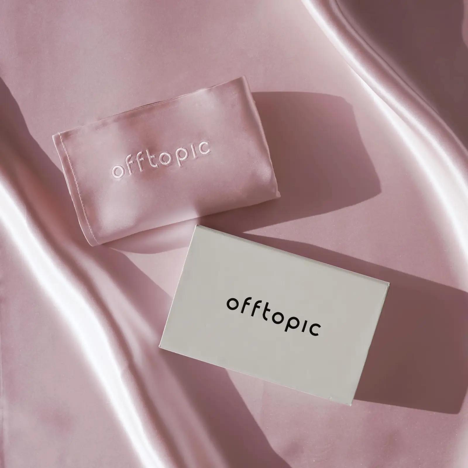 Offtopic siidist padiümbris 100% siidist – kasutusnäide