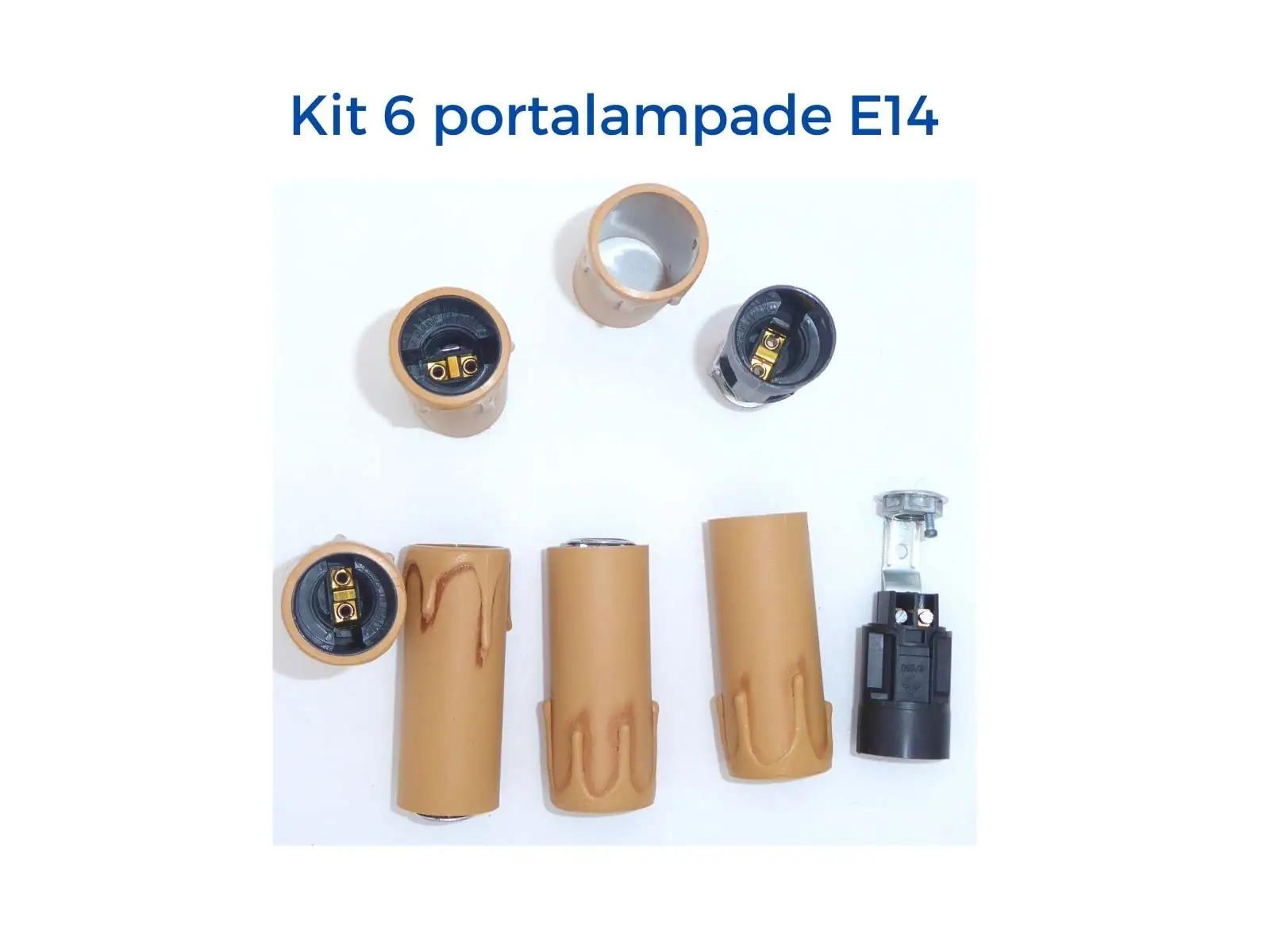 prometeo electronics elfenbein PVC lampajalad – antiikne komplekt – kasutusnäide