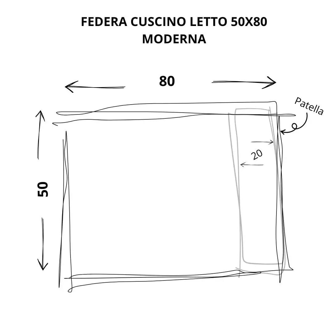 Cuore di lino linane padjapüür 50 x 80 cm – naturaalne ja hingav – pilt 6