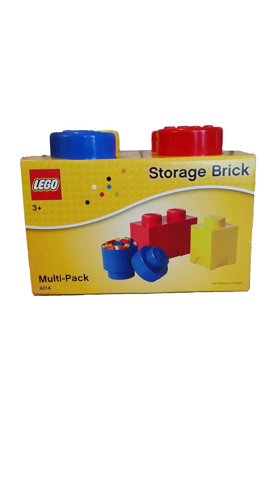 LEGO värviline hoiuklots komplekt – praktiline lastehoiustaja