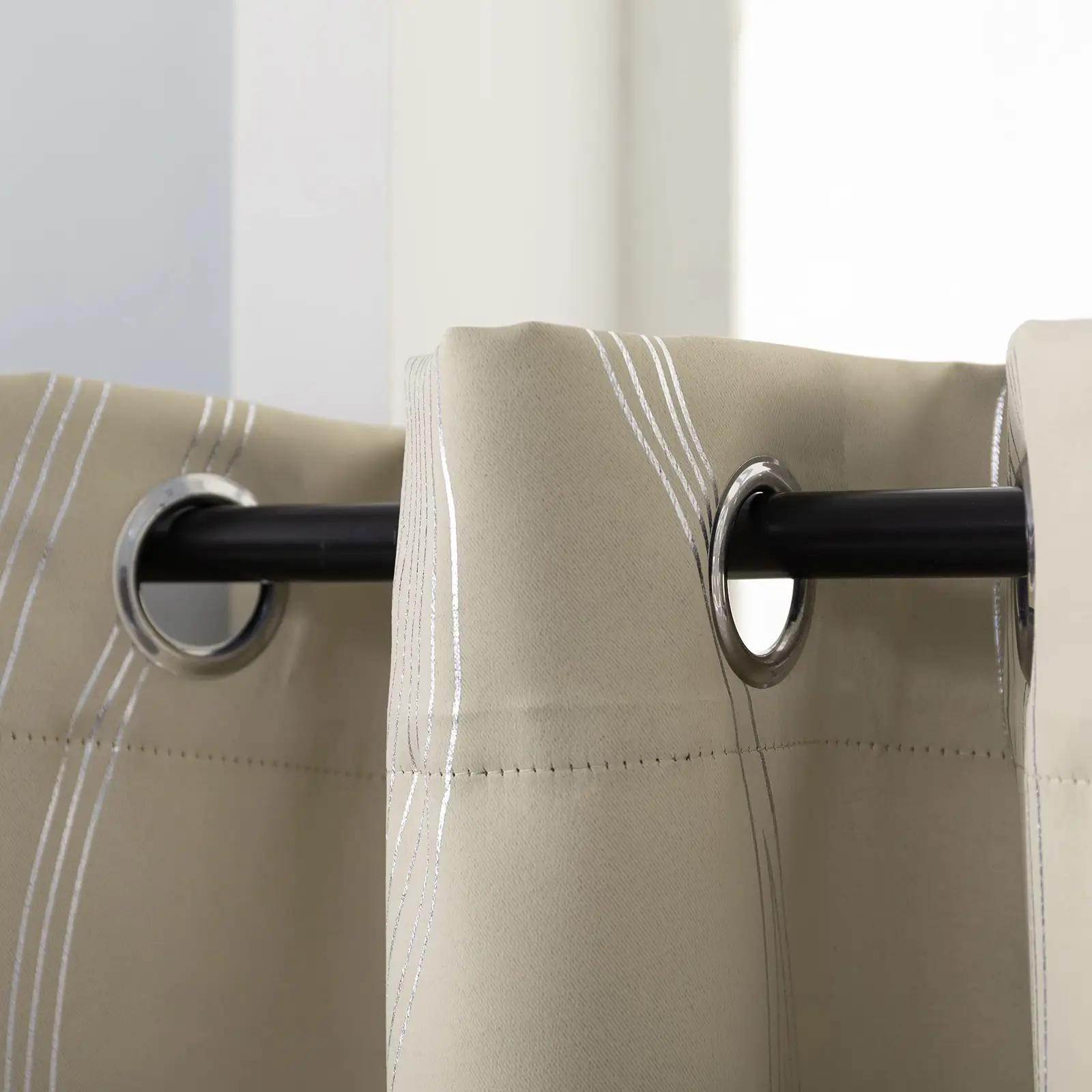 GIRASOLE HOME isoleeriv pimenduskardin – pehme beez, 2 tk – pakend ja tarvikud
