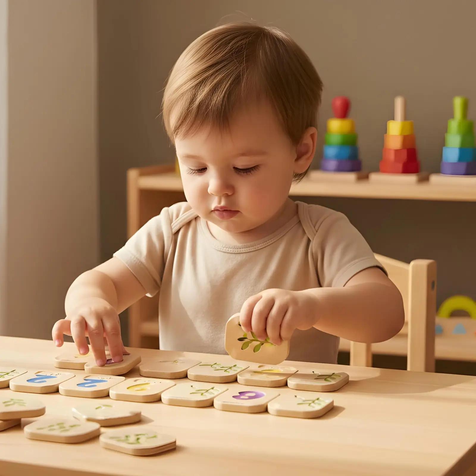 PlanToys puidust Braille-numbrid 1–10 – õppimiseks ja mänguks – pilt 8