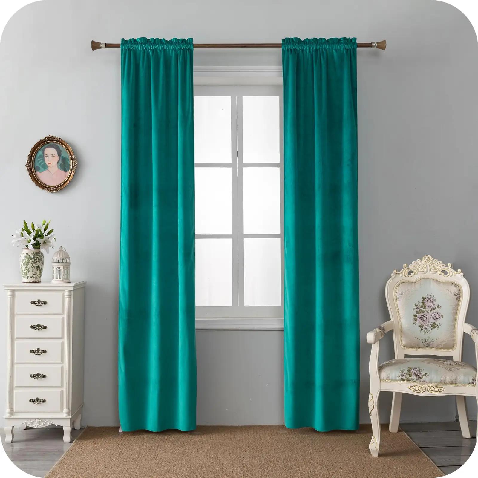 GIRASOLE HOME termokardinad turvaline valguse juhtimine, türkiis