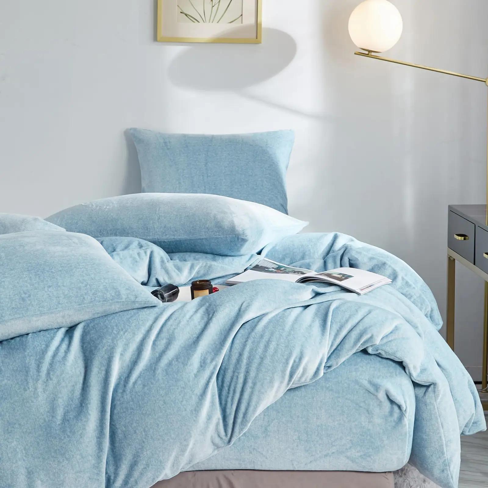 YASMENG pehme mikrofliisvoodipesu 220×240 cm – soe talveks – pilt 8